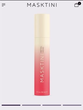 Masktini Metal Head Gold Brightening Mask